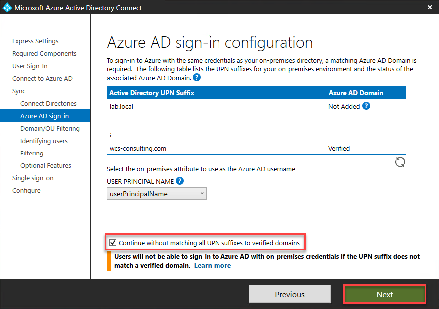 Azure AD Connect Step-By-Step Part-4